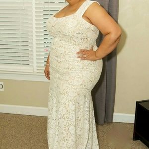 Special occasion evening gown or wedding dress